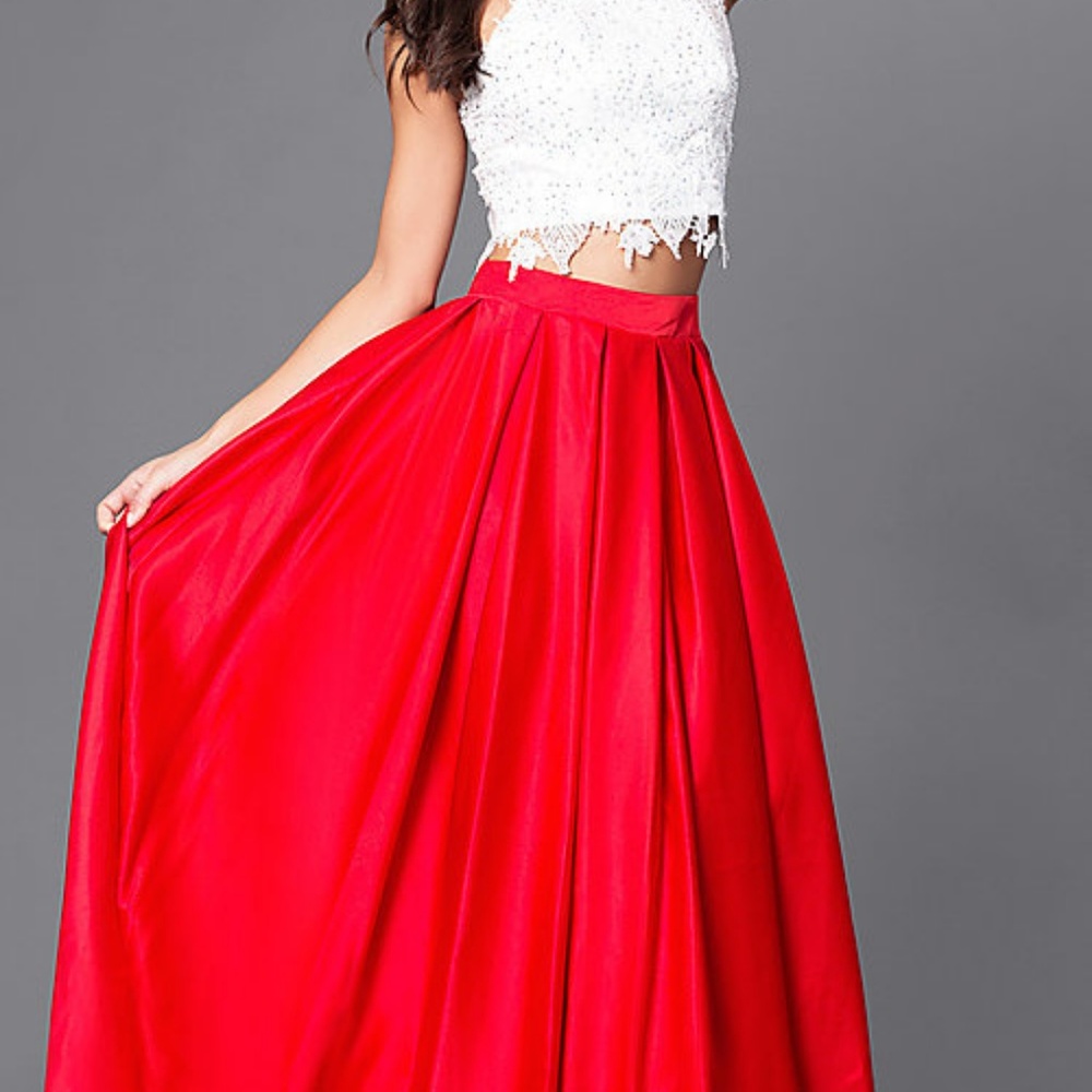 Two Piece Prom Dress Prom Girl